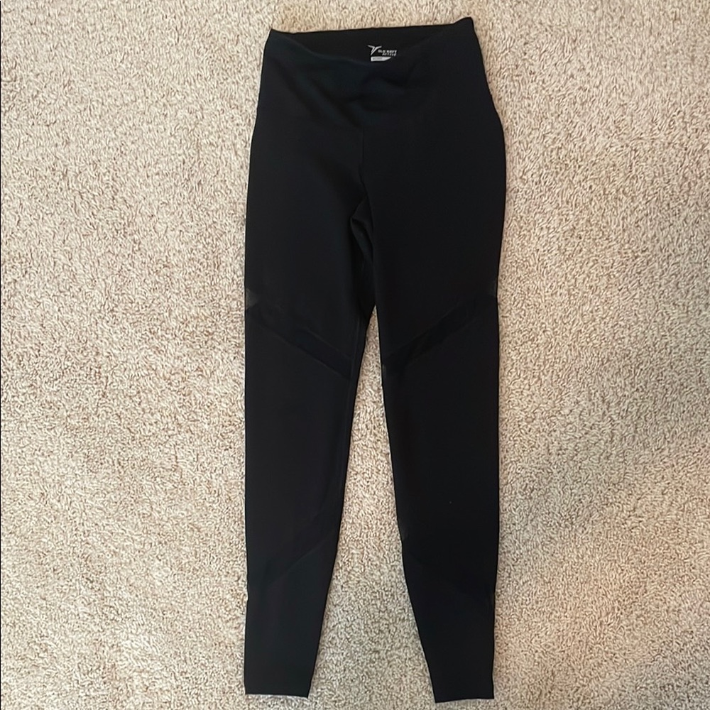 Old Navy Black Streamlined Leggings